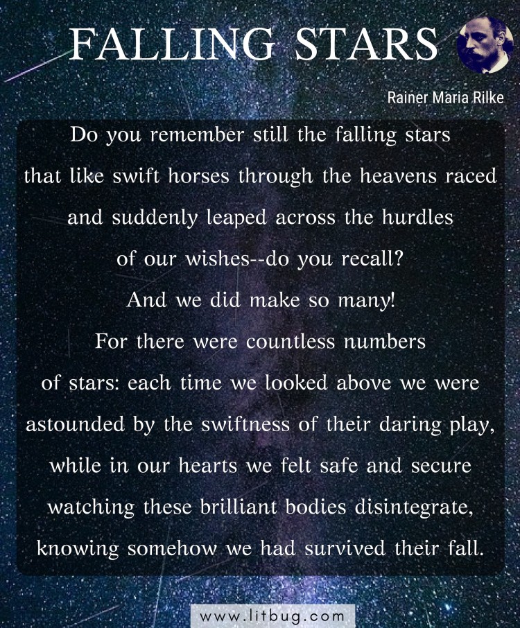 Falling Stars by Rainer Maria Rilke
