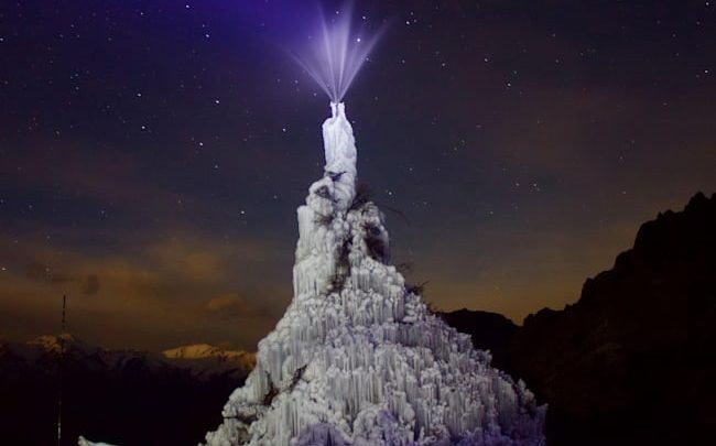 ice stupas