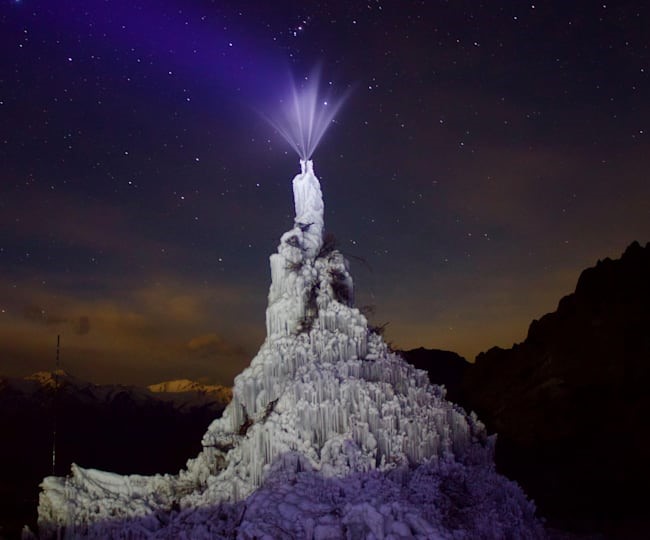 ice stupas