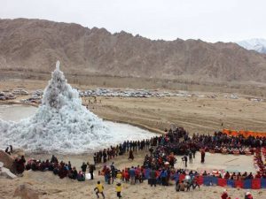 cultural significance of ice stupa